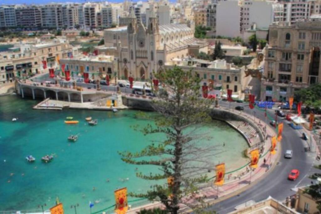 2 Bed Apt In Heart Of St Julians - 5Min From Seafront San Julián Exterior foto