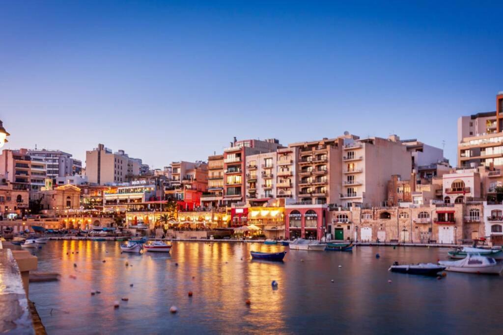 2 Bed Apt In Heart Of St Julians - 5Min From Seafront San Julián Exterior foto